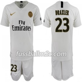 Fußballtrikots Paris Saint-Germain Draxler 23 Kinder Auswärts Trikotsatz 2018-2019